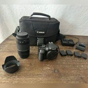 Canon Rebel T6 With Accessories